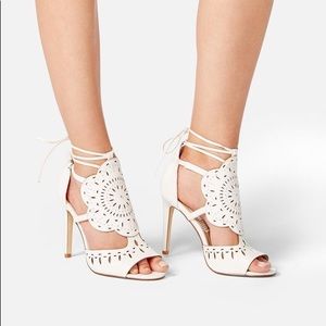 Justfab strappy shoes